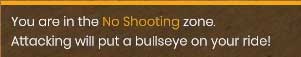 no-shooting zone warning